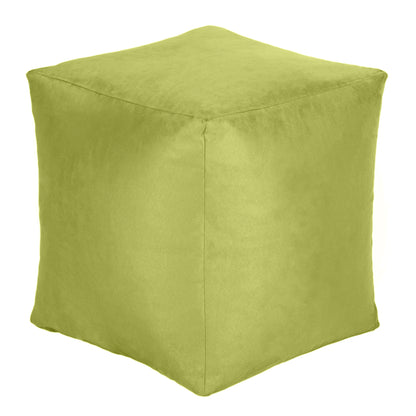 Loft 25 Bean Bag Faux Suede Cube Footstool