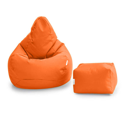 Loft 25 Bean Bag Gamer Chair With Footstool