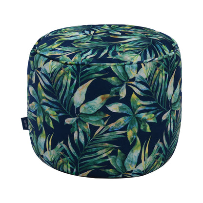 Loft 25 Printed Round Bean Bag Footstool