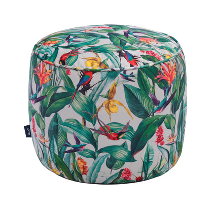 Loft 25 Printed Round Bean Bag Footstool