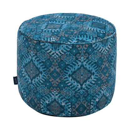 Loft 25 Printed Round Bean Bag Footstool