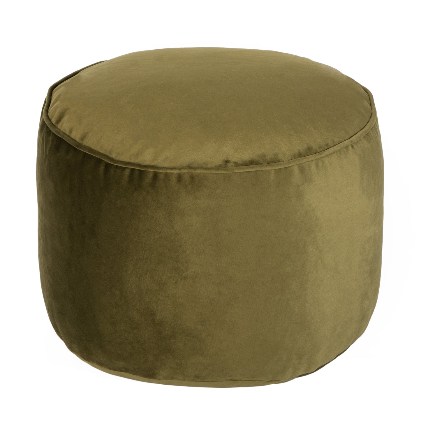 Loft 25 Premium Round Velvet BeanBag Footstool