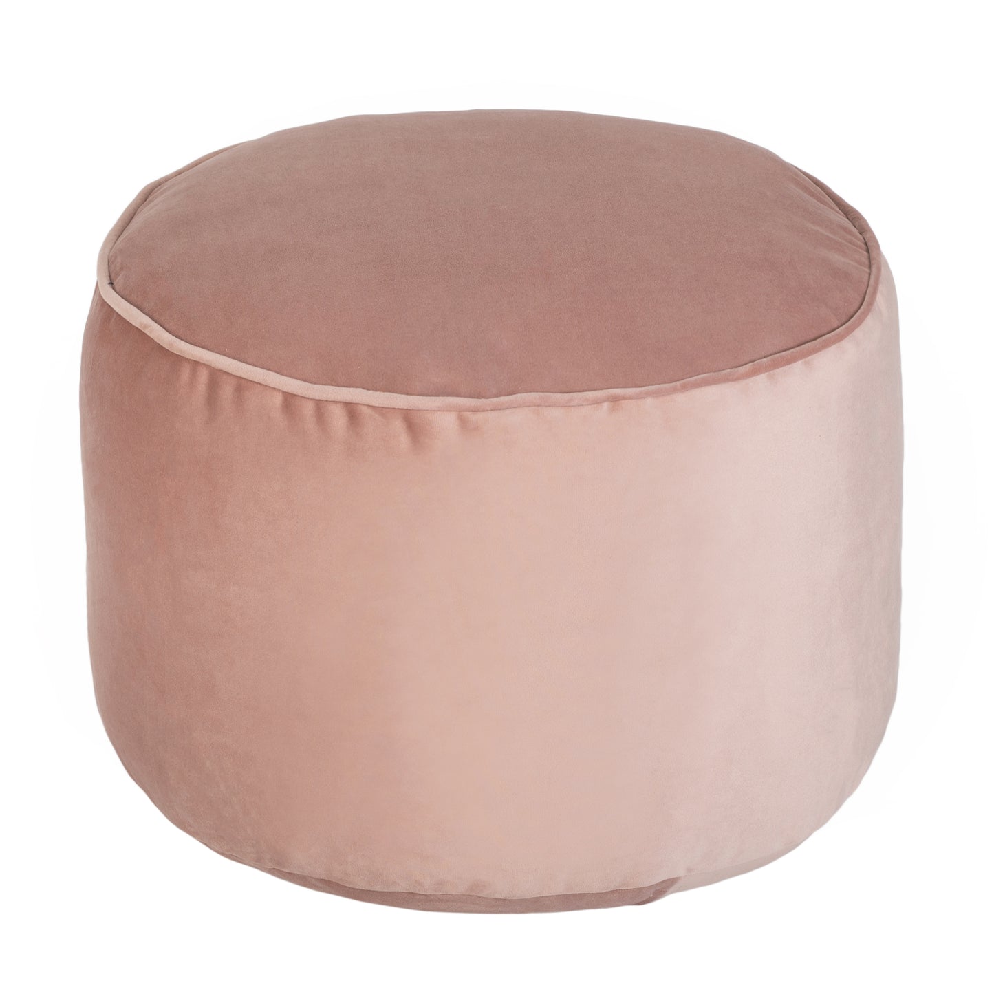 Loft 25 Premium Round Velvet BeanBag Footstool