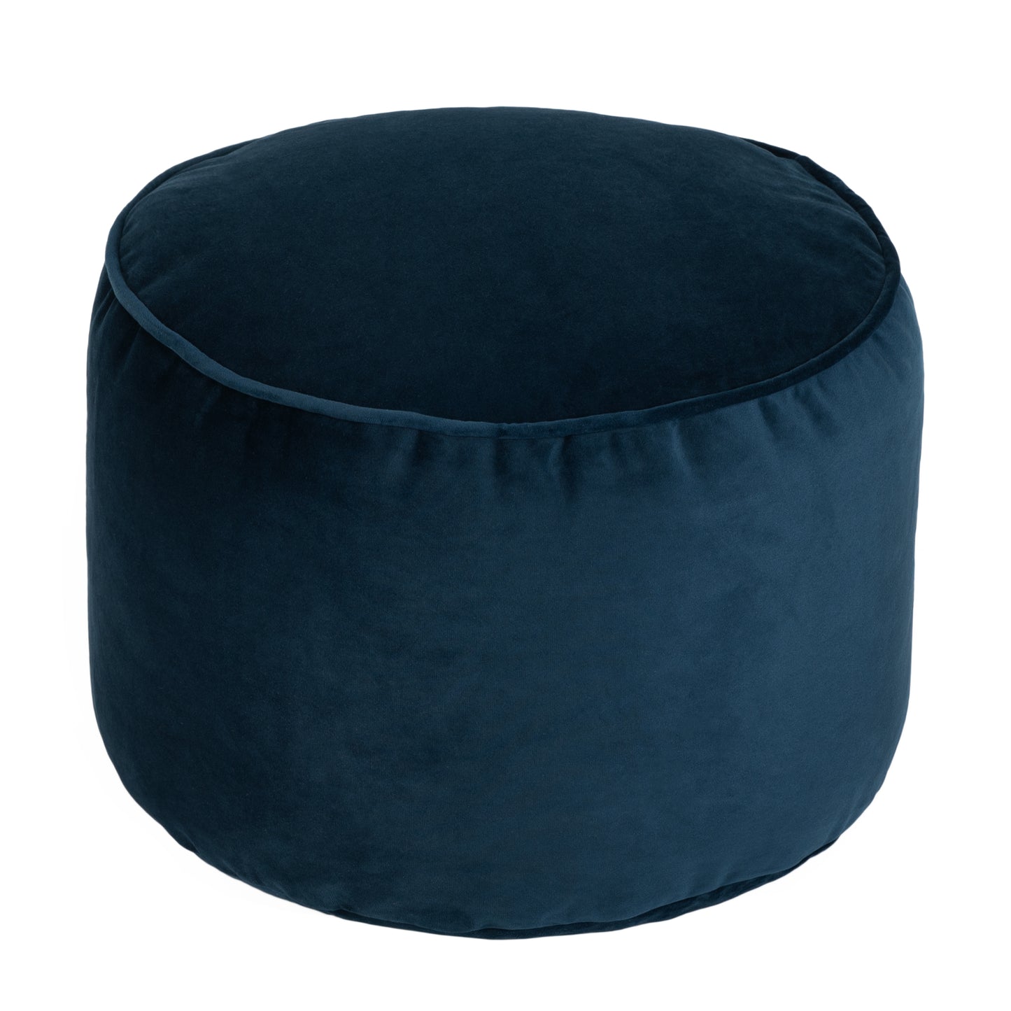 Loft 25 Premium Round Velvet BeanBag Footstool