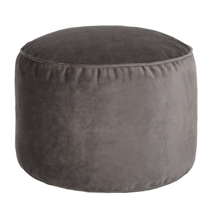 Loft 25 Premium Round Velvet BeanBag Footstool