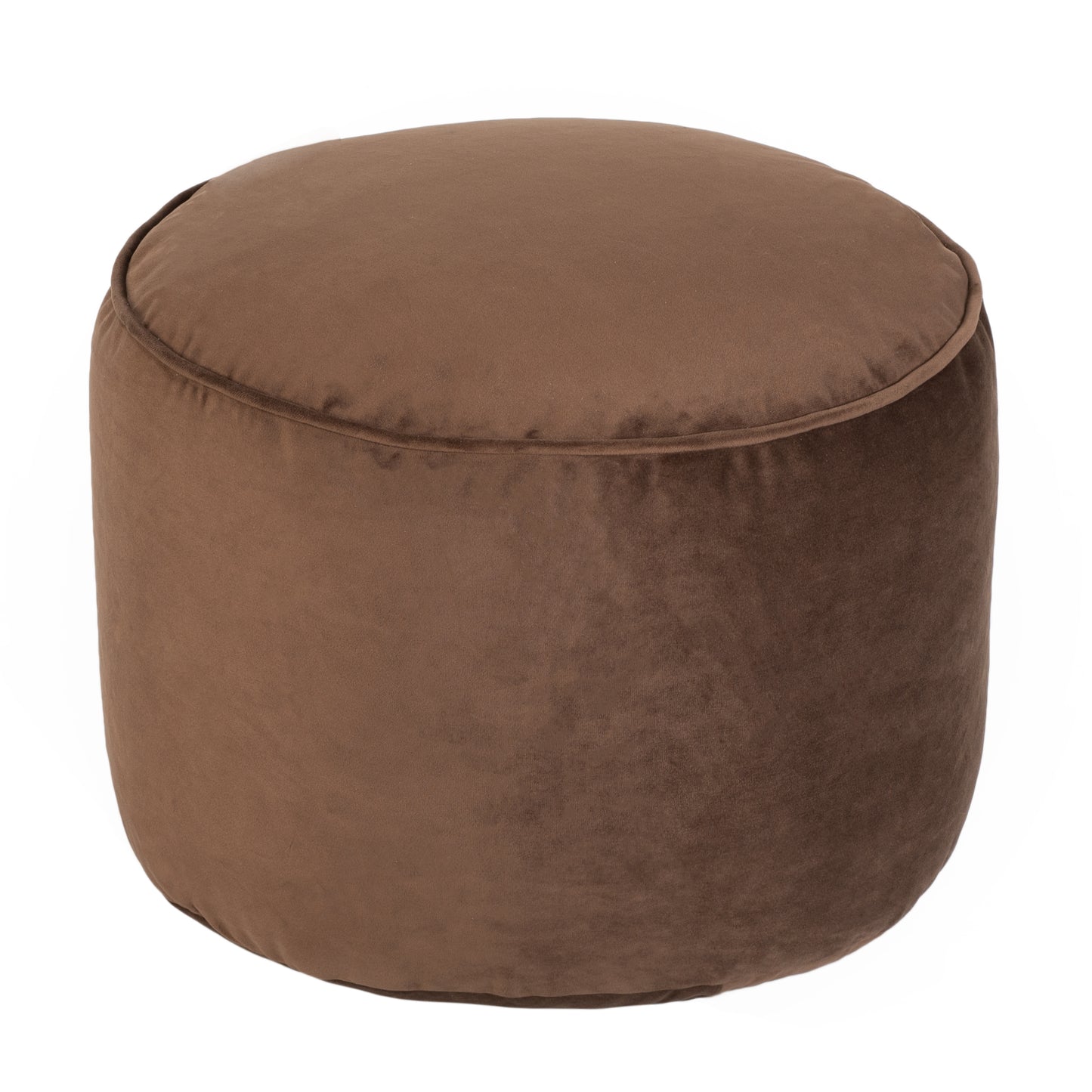 Loft 25 Premium Round Velvet BeanBag Footstool