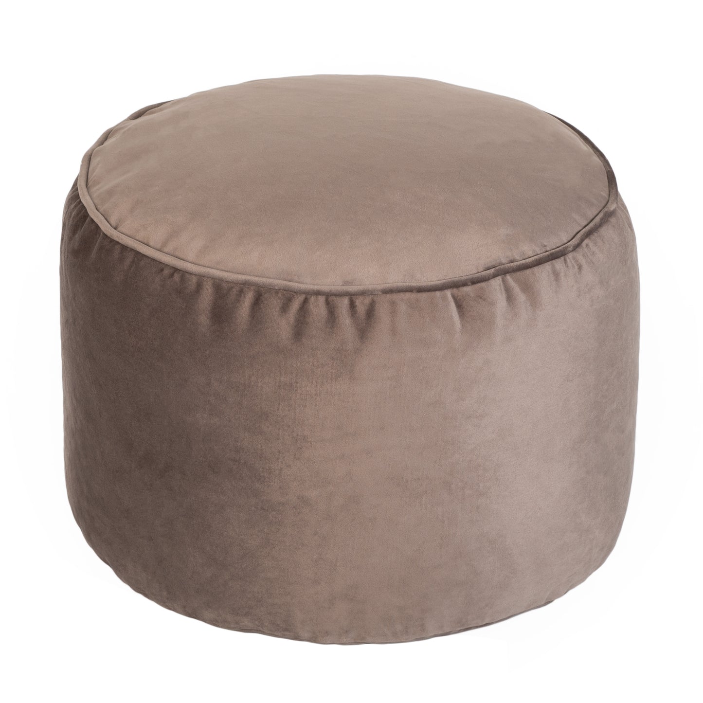 Loft 25 Premium Round Velvet BeanBag Footstool