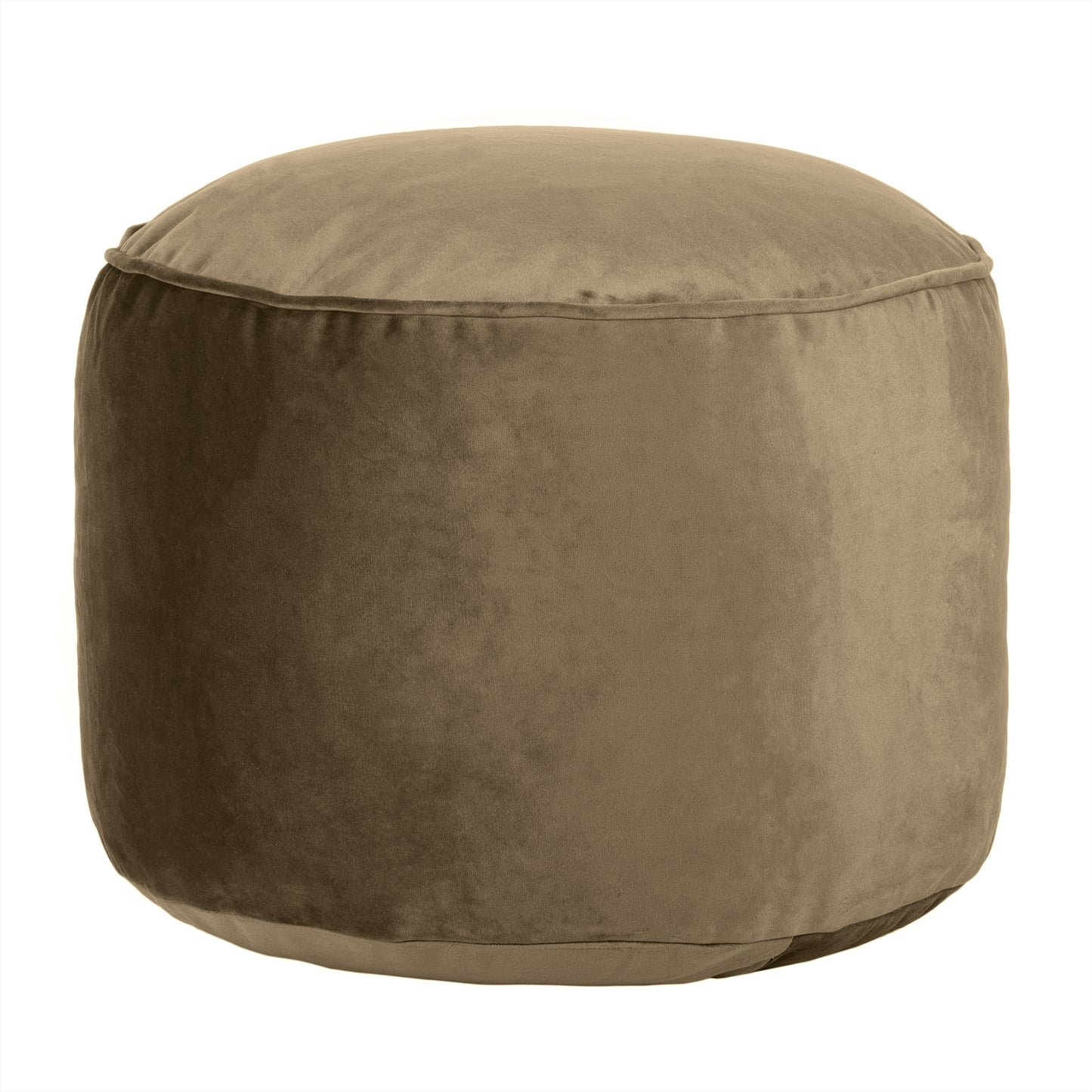 Loft 25 Premium Round Velvet BeanBag Footstool