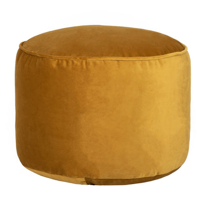 Loft 25 Premium Round Velvet BeanBag Footstool