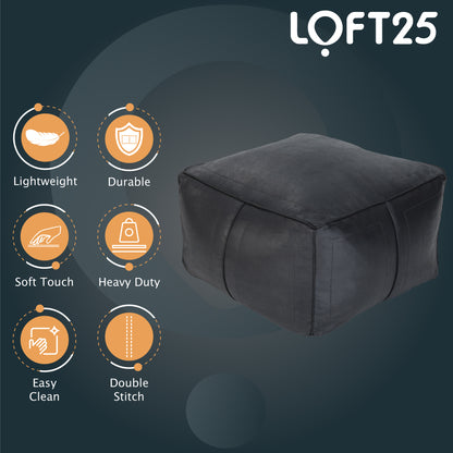 Loft 25 Bean Bag Faux Leather Chair Seat