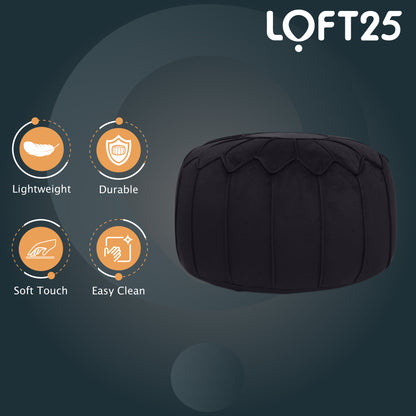 Loft 25 Moroccan Round Bean Bag Footstool