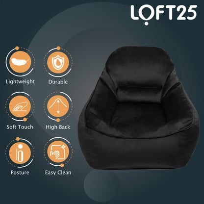 Loft 25 Relaxing Adult Bean Bag Chair