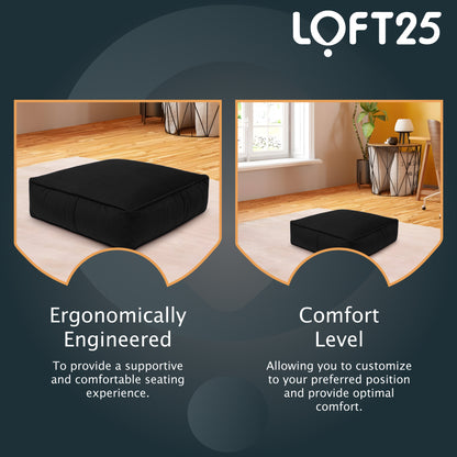 Loft 25 Large Slab Bean Bag Pouffe