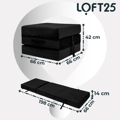 Loft 25 Fold Out Single Z Bed