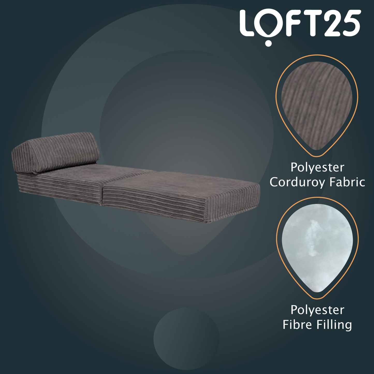 Loft25 Fold-Out Single Z Bed Mattress