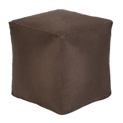 Loft 25 Bean Bag Faux Suede Cube Footstool