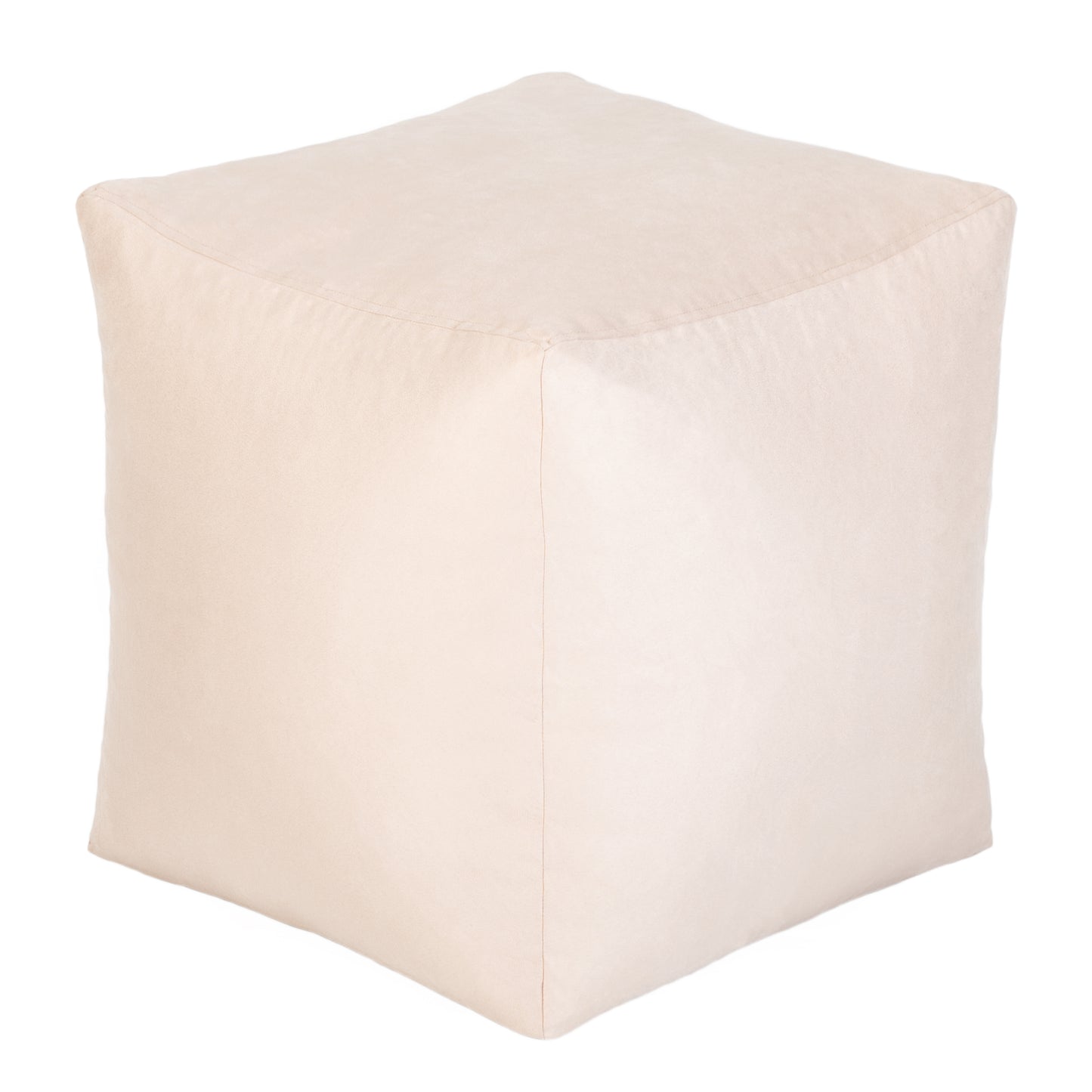 Loft 25 Bean Bag Faux Suede Cube Footstool