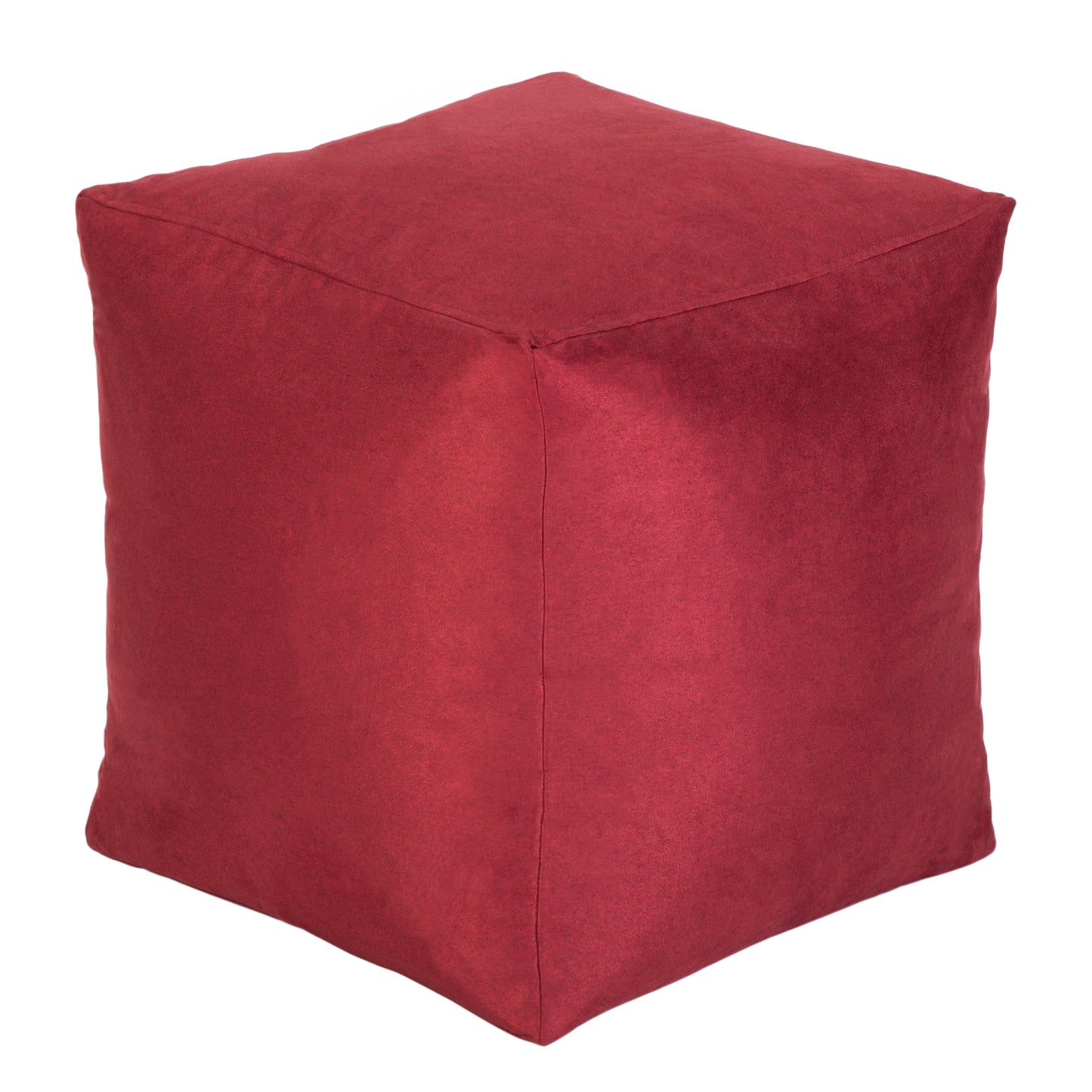 Loft 25 Bean Bag Faux Suede Cube Footstool