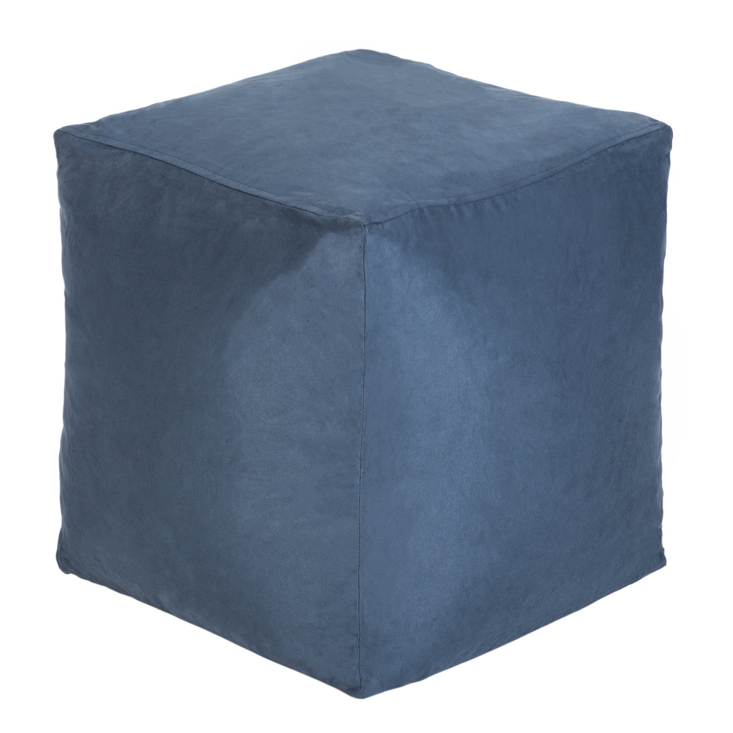 Loft 25 Bean Bag Faux Suede Cube Footstool