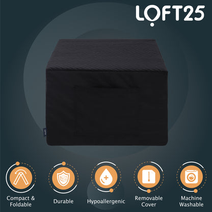 Loft 25 Portable Fold-Out Z Bed Mattress With Storage Bag