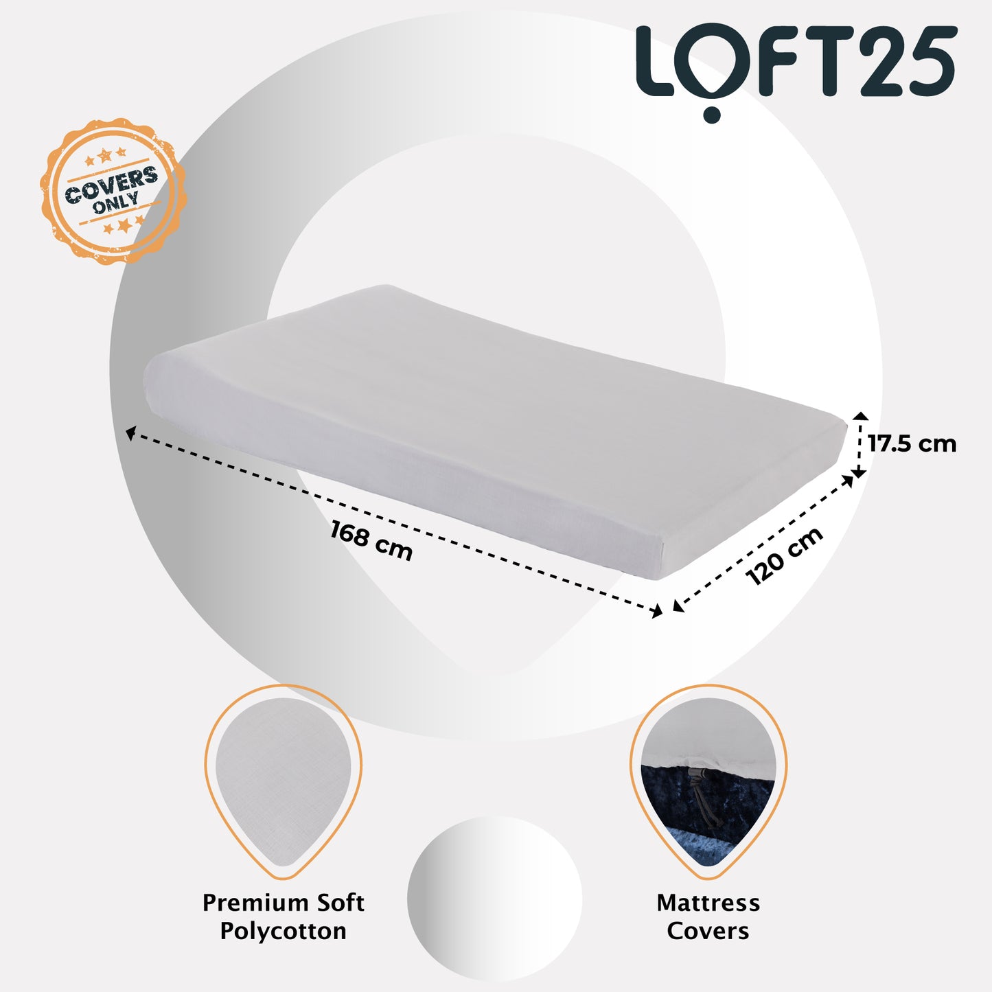 Loft 25 Fold Out Z Bed Chair Fitted Sheet