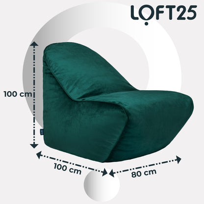 Loft 25 Relaxing Adult Bean Bag Chair 80x100x100