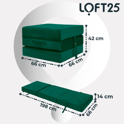 Loft 25 Fold Out Single Z Bed