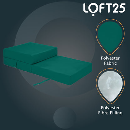 Loft 25 Water Resistant Fold-Out Z Bed Cube Mattress