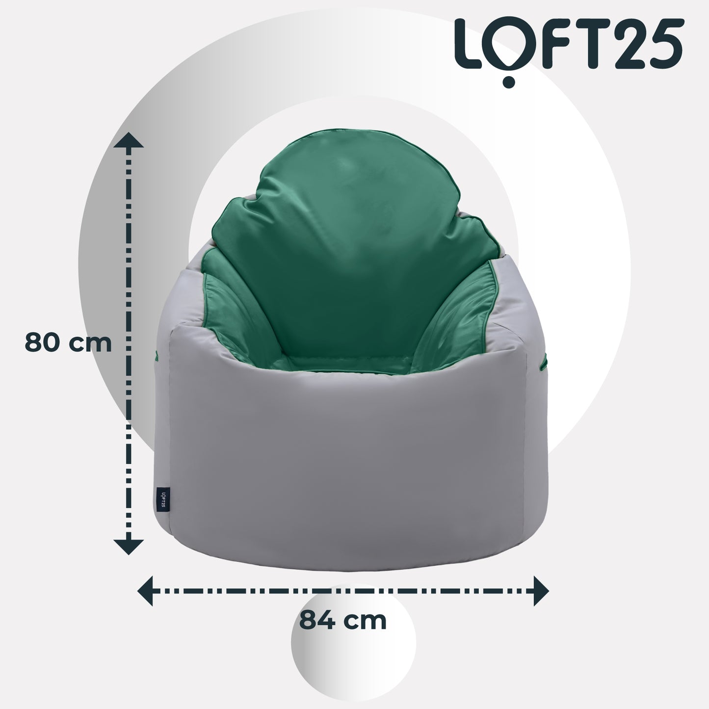 Loft 25 Adult Indoor Outdoor Bean Bag Chair