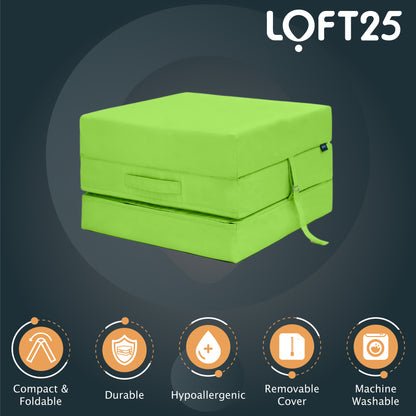 Loft 25 Water Resistant Fold-Out Z Bed Cube Mattress