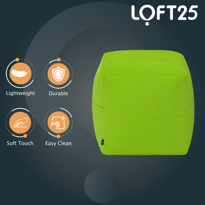 Loft 25 Premium Bean Bag Cube Footstool