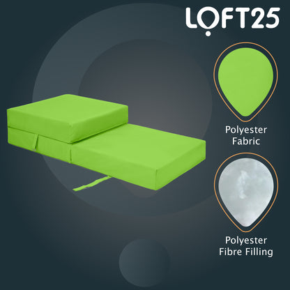 Loft 25 Water Resistant Fold-Out Z Bed Cube Mattress