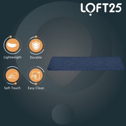 Loft 25 Premium Linen Fabric Bench Pads 146x39x5cm
