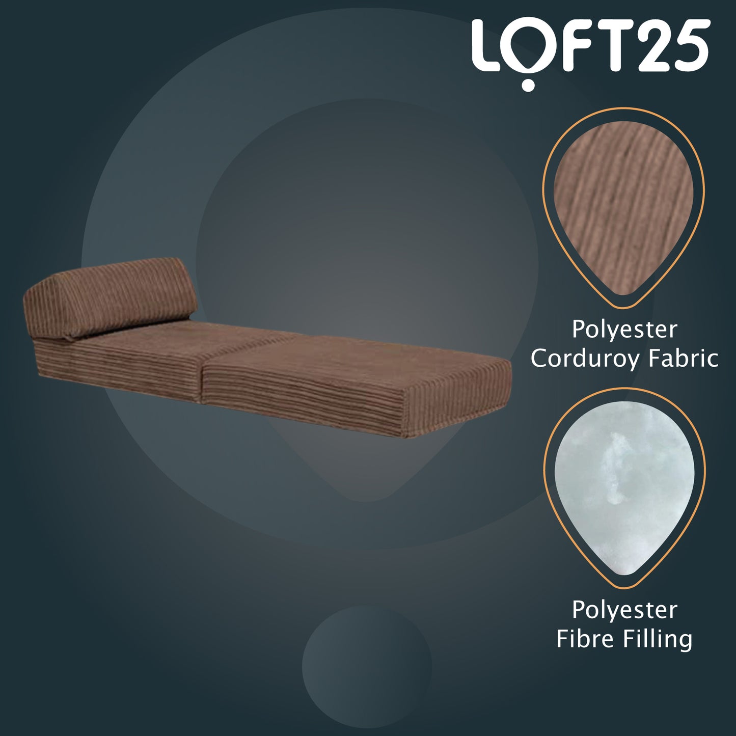 Loft25 Fold-Out Single Z Bed Mattress