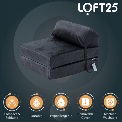 Loft 25 Portable Double Fold-Out Z Bed Mattress