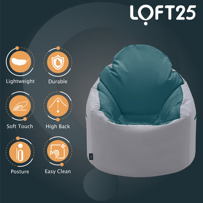 Loft 25 Adult Indoor Outdoor Bean Bag Chair