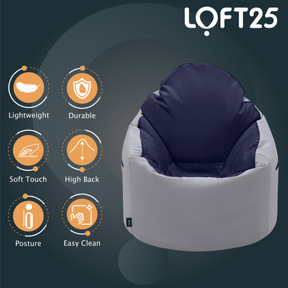 Loft 25 Adult Indoor Outdoor Bean Bag Chair