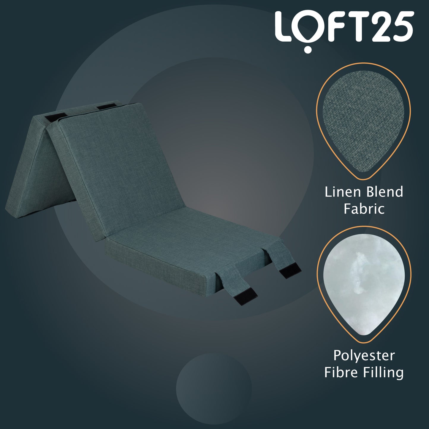 Loft 25 Single Foldable Z Bed Mattress