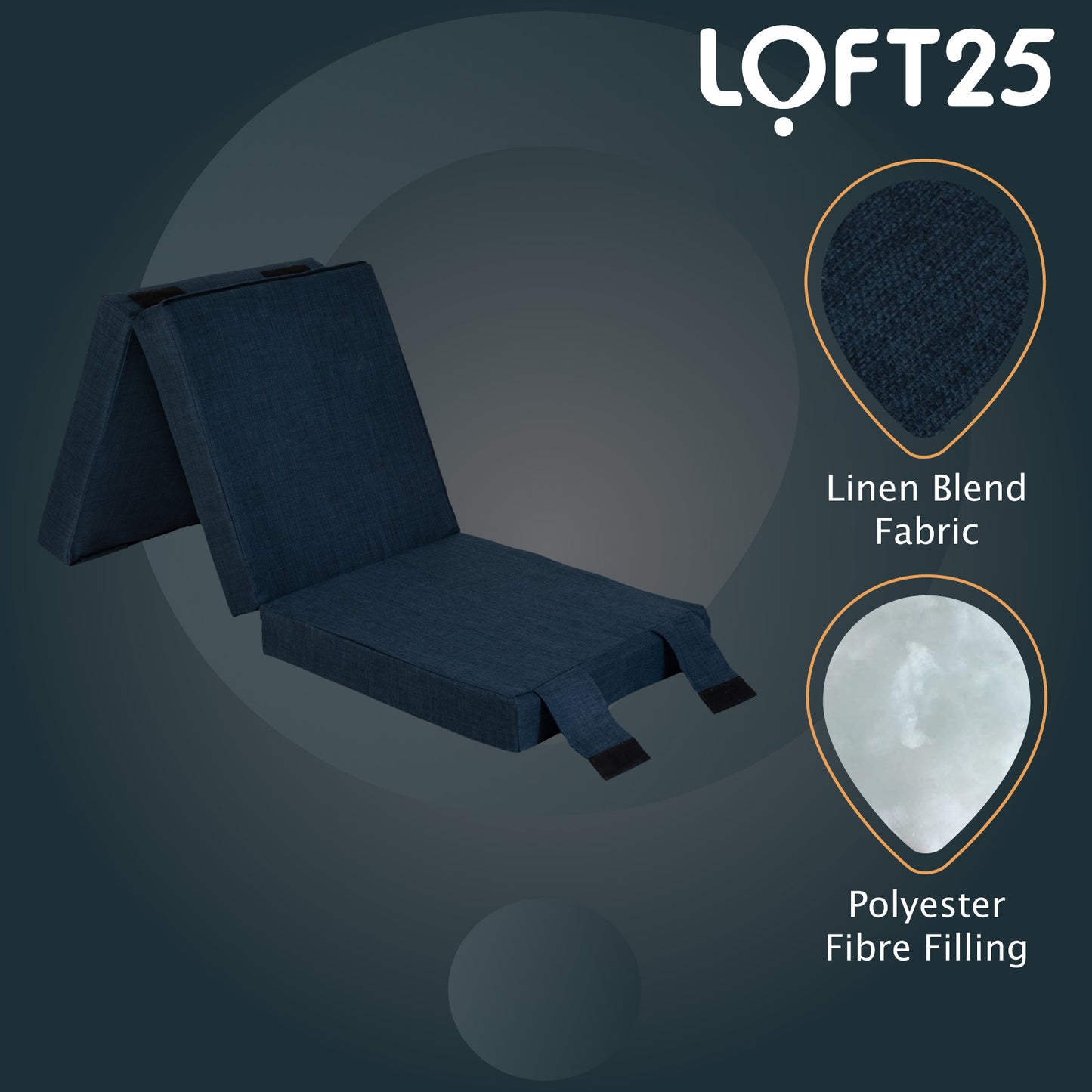 Loft 25 Single Foldable Z Bed Mattress