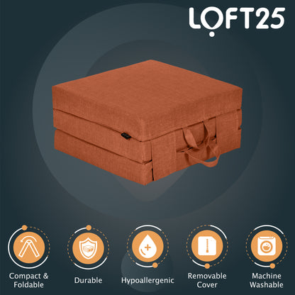 Loft 25 Single Foldable Z Bed Mattress