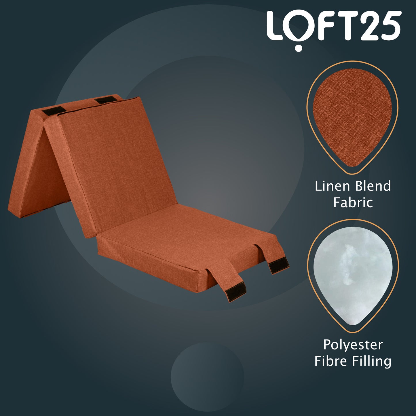 Loft 25 Single Foldable Z Bed Mattress