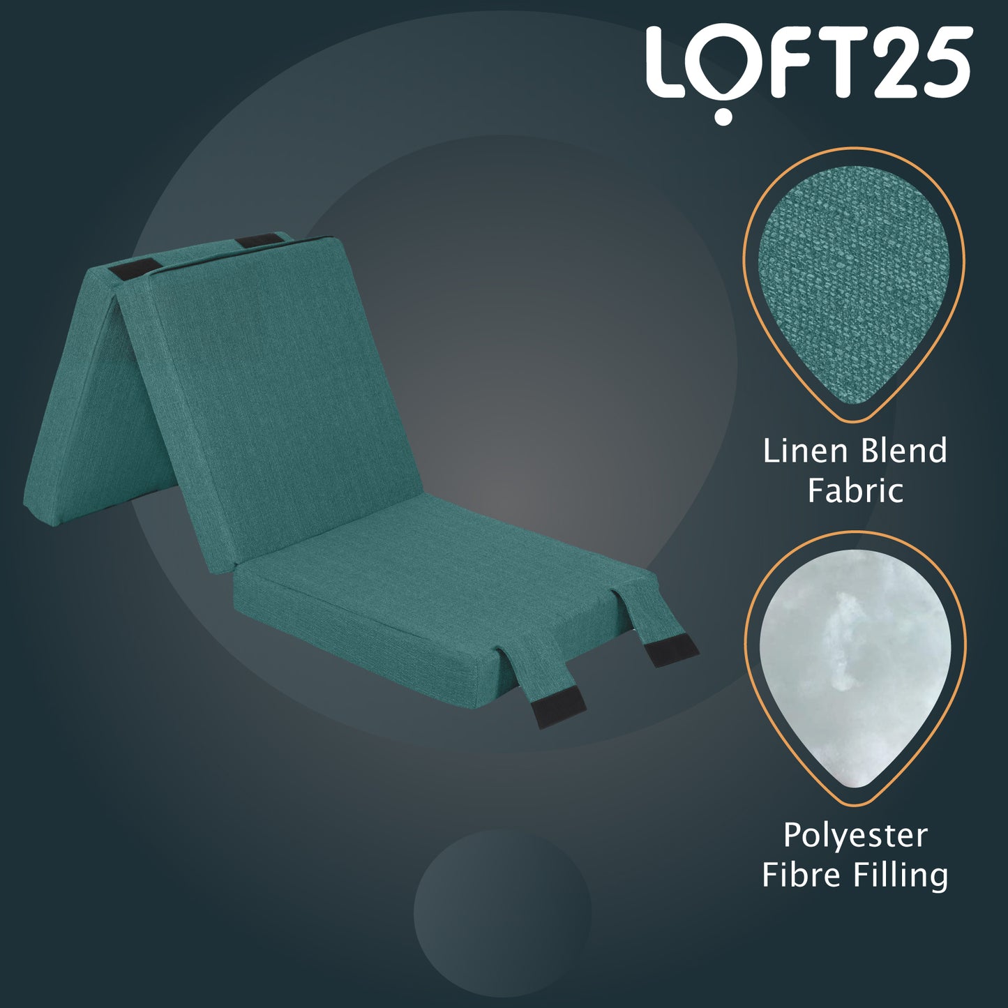 Loft 25 Single Foldable Z Bed Mattress