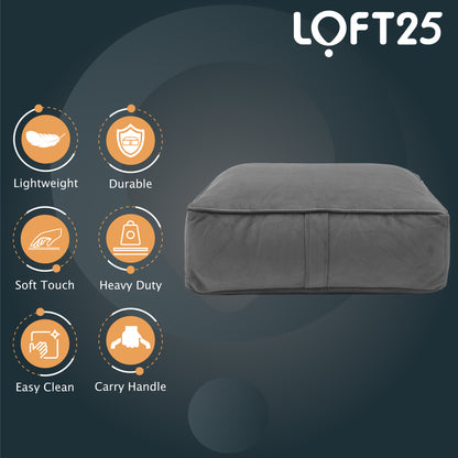 Loft 25 Large Slab Bean Bag Pouffe