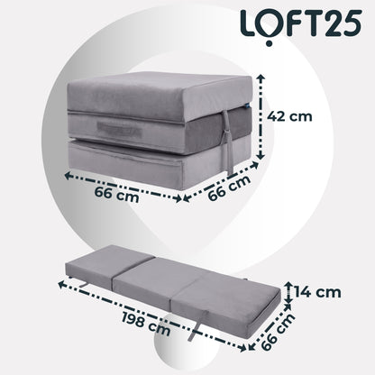 Loft 25 Fold Out Single Z Bed