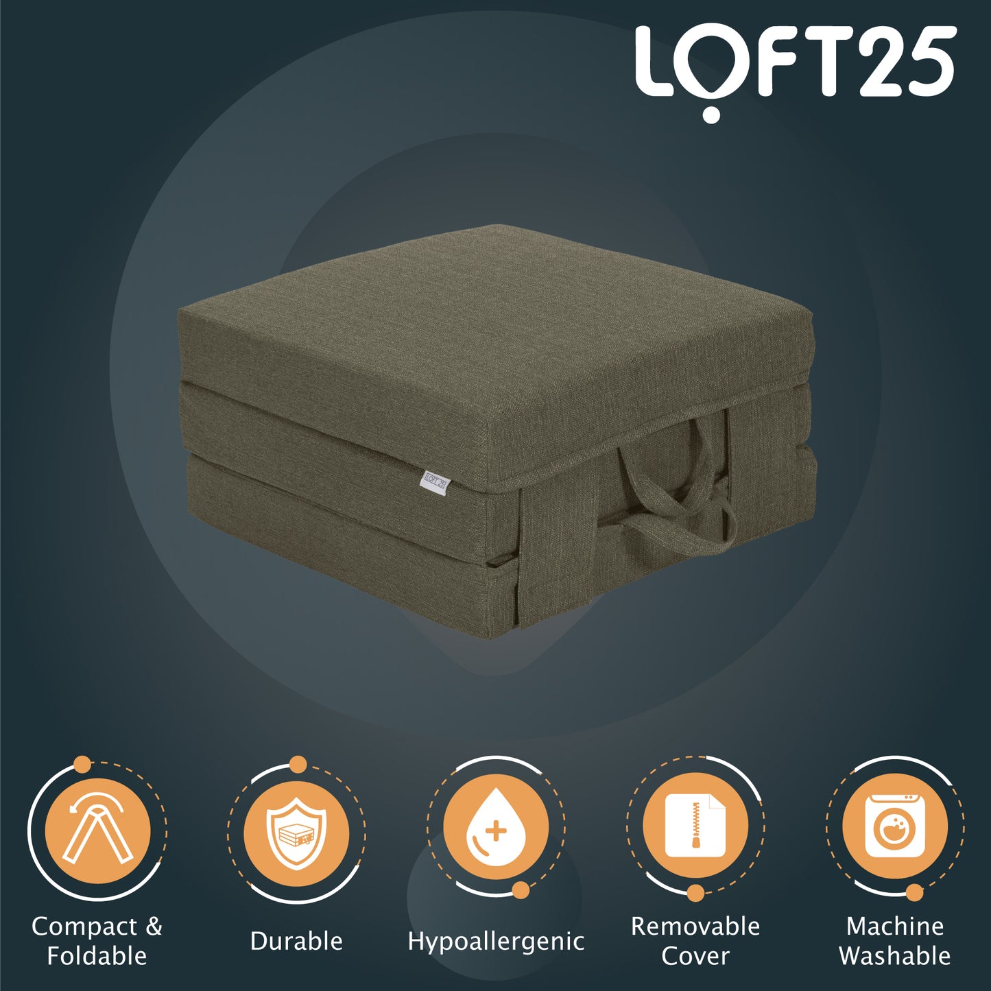 Loft 25 Single Foldable Z Bed Mattress