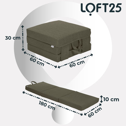 Loft 25 Single Foldable Z Bed Mattress