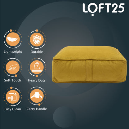 Loft 25 Large Slab Bean Bag Pouffe