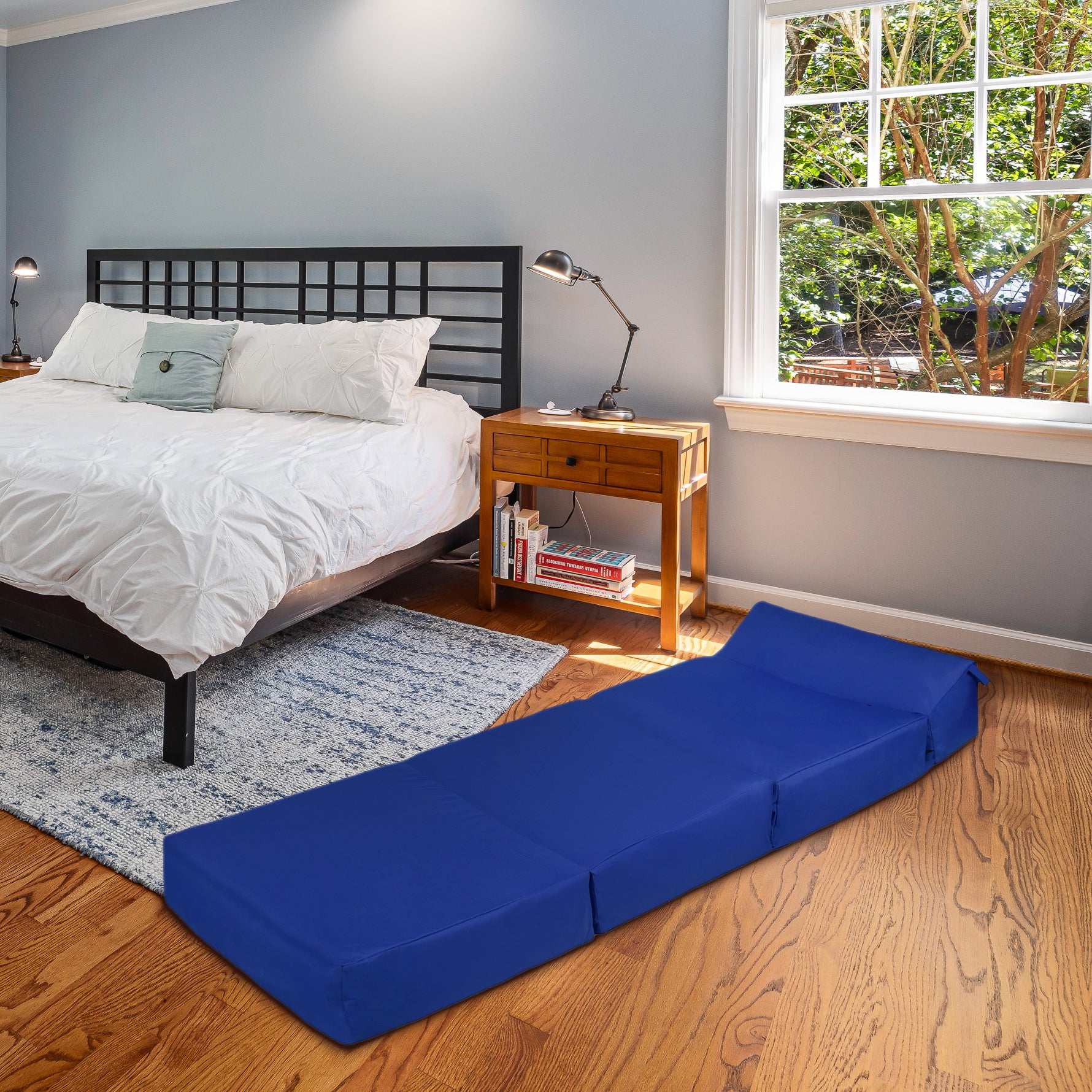 Full Size Foam Folding Chair Bed Costway 28 Black Full Size Tri